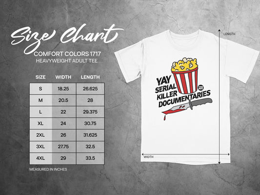Yay Serial Killer Documentaries Graphic Tee product type