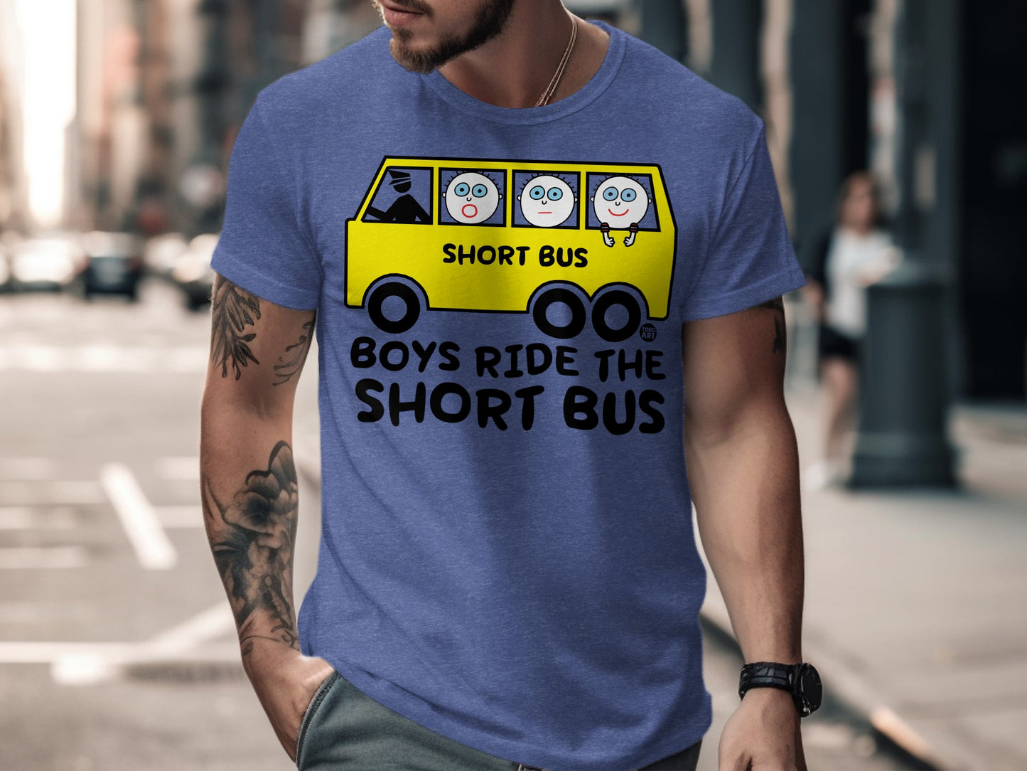 Boys Ride the Short Bus Graphic T-Shirt