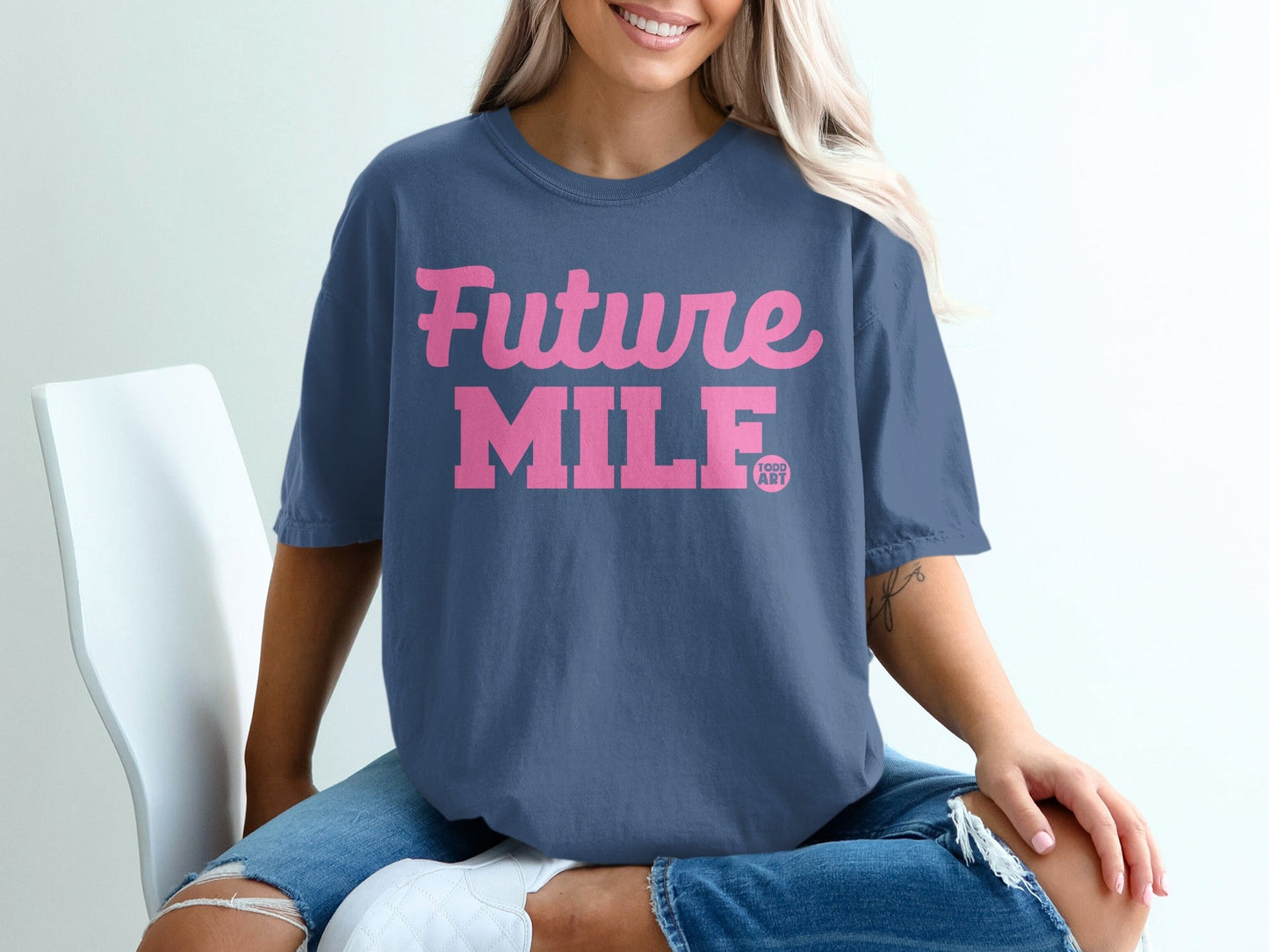 Future MILF Todd Art Graphic Tee Shirt