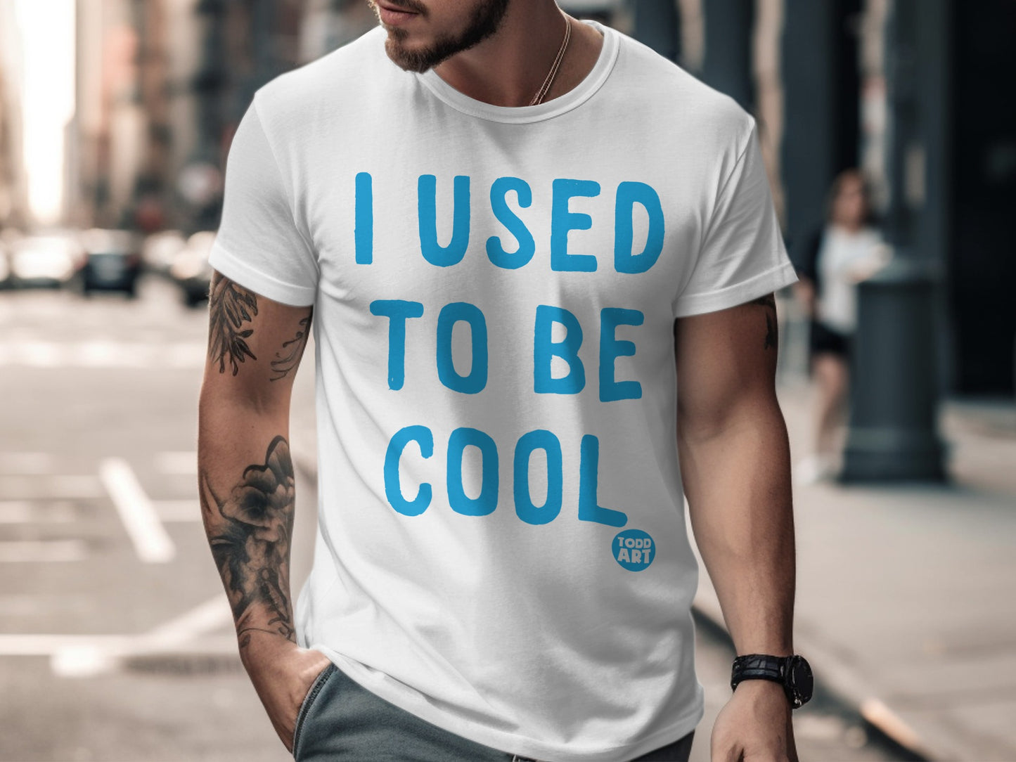 I Used To Be Cool Men's Graphic T-shirt Todd Art