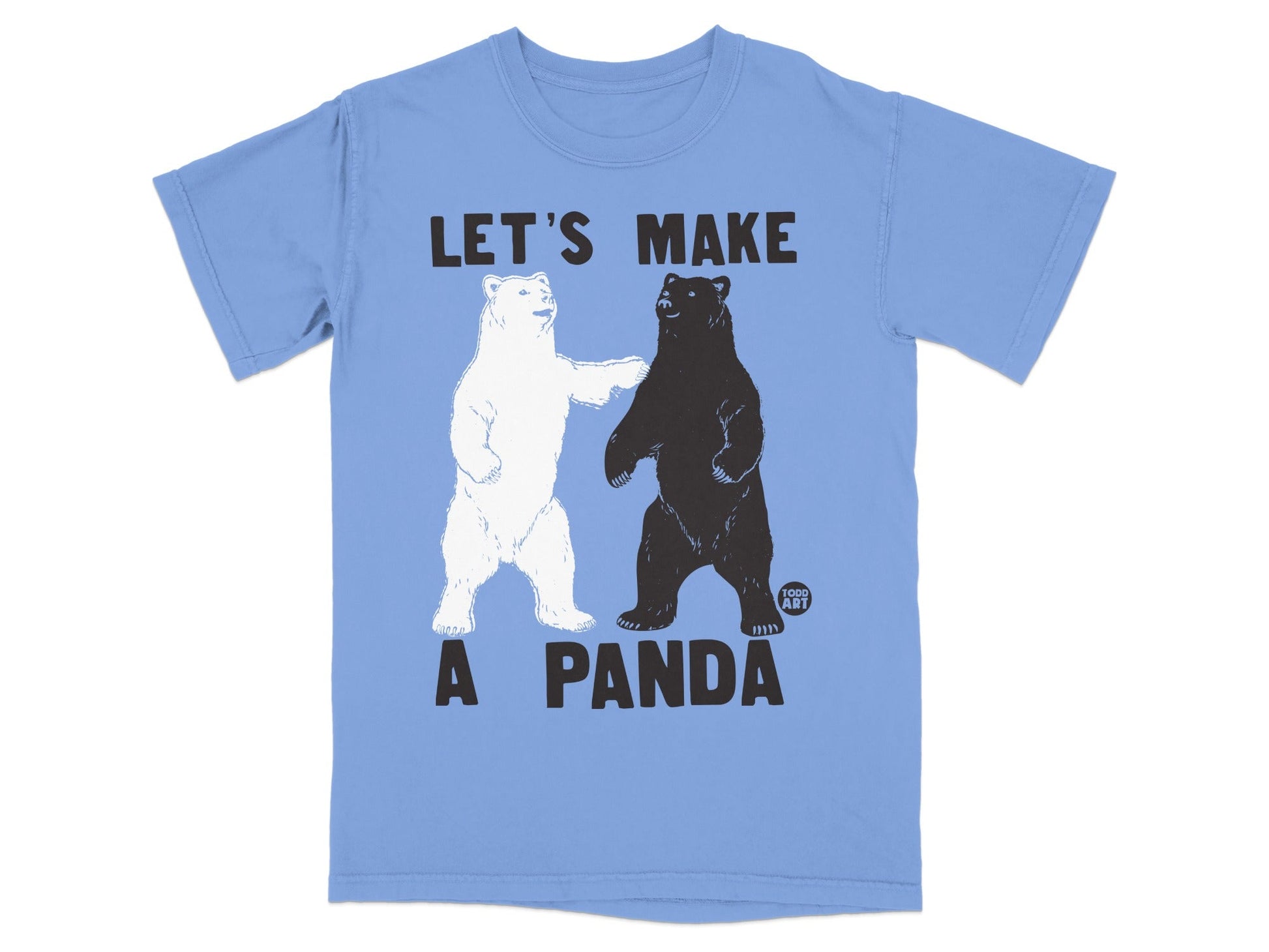 Let's Make A Panda Graphic Shirt with Bears Design