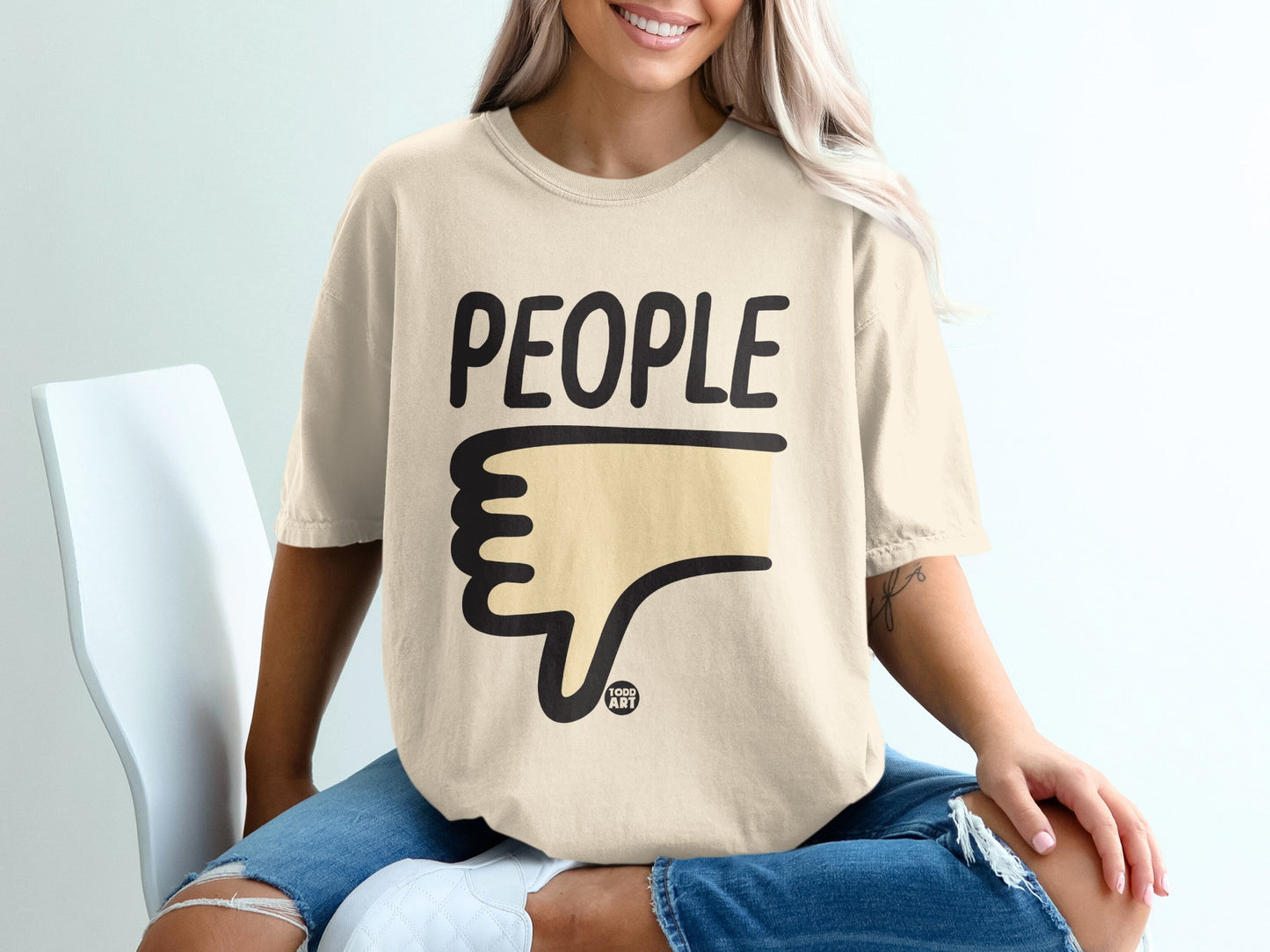 PEOPLE Thumbs Down Gesture TODD ART product type