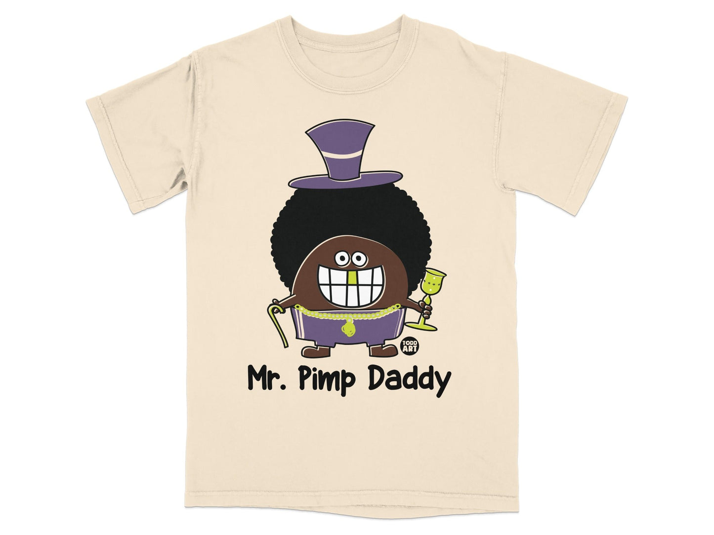 Mr. Pimp Daddy Character Graphic T-Shirt