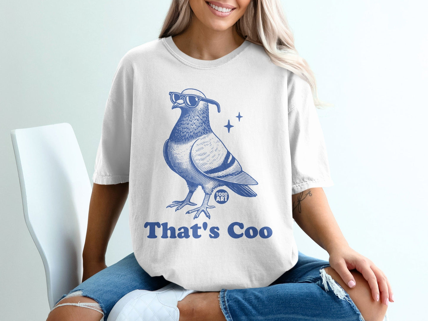 That's Coo Pigeon with Sunglasses T-Shirt