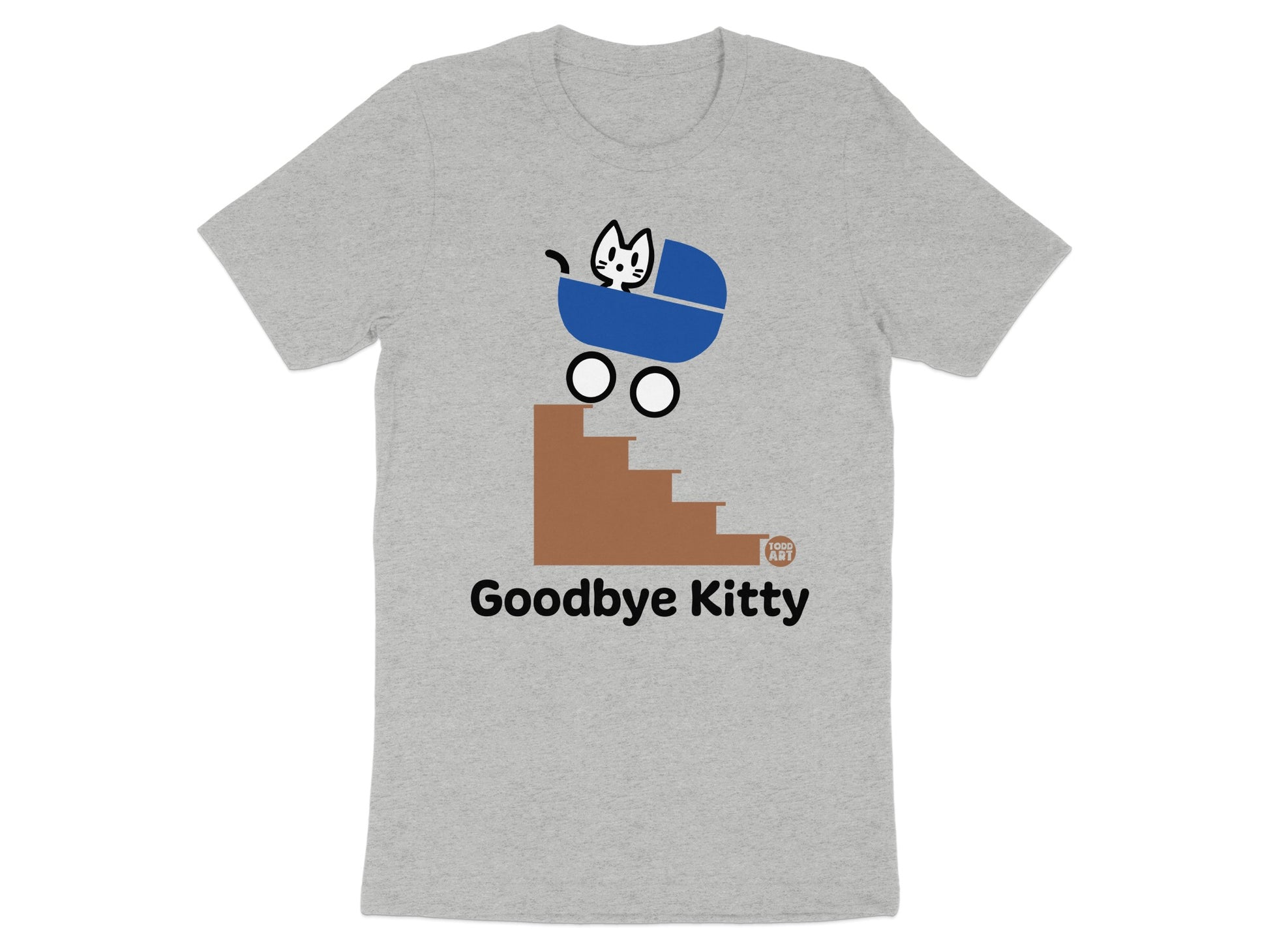 Goodbye Kitty Funny Graphic Humor T-shirt