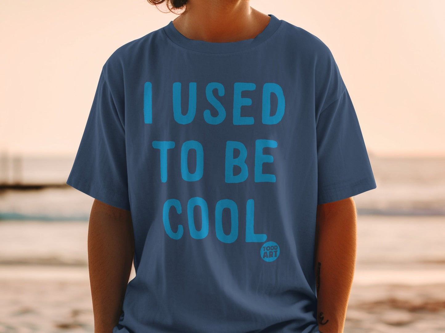 I Used to Be Cool Todd Art Graphic T-shirt
