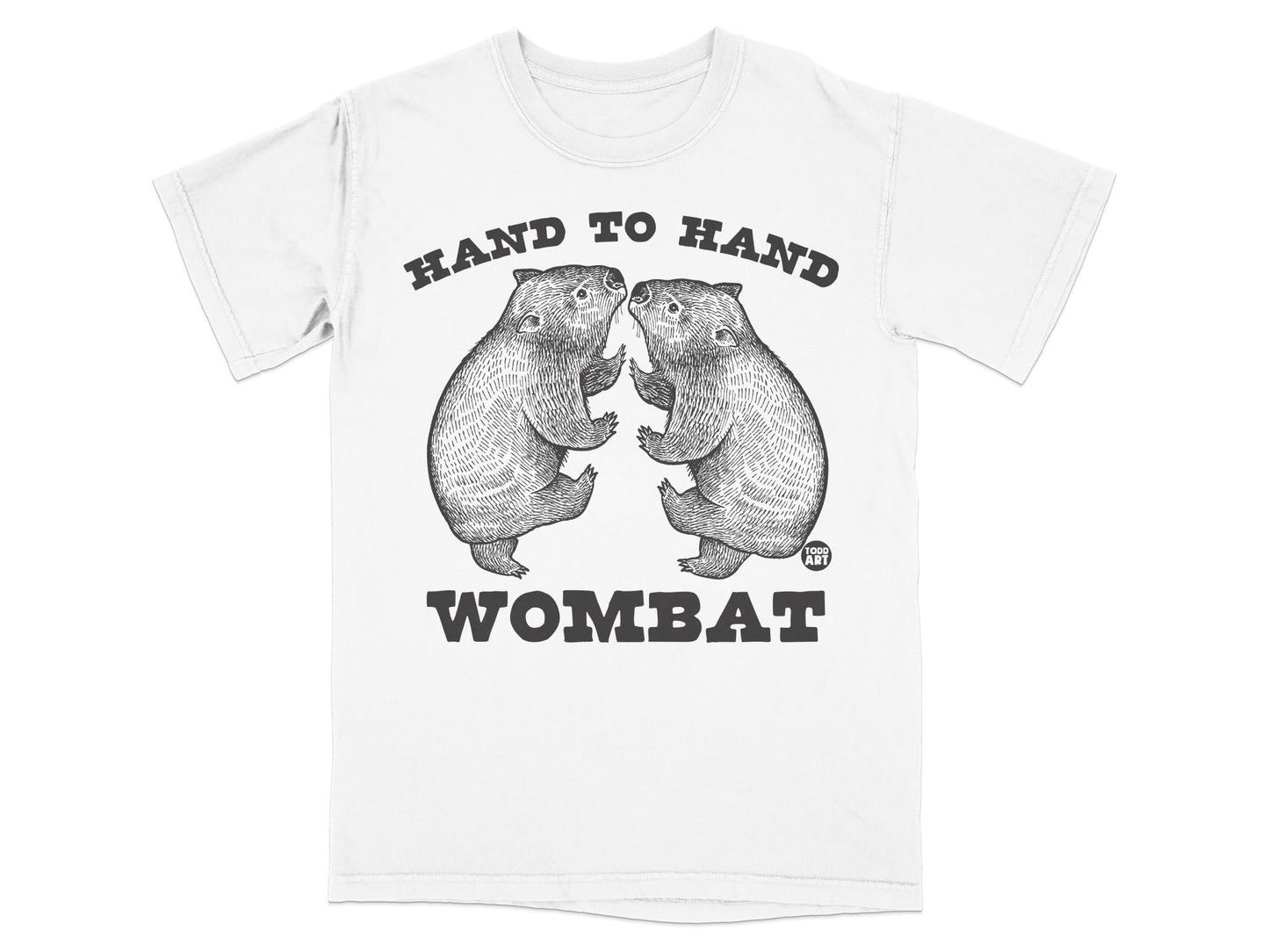 Hand to Hand Wombat Graphic T-Shirt