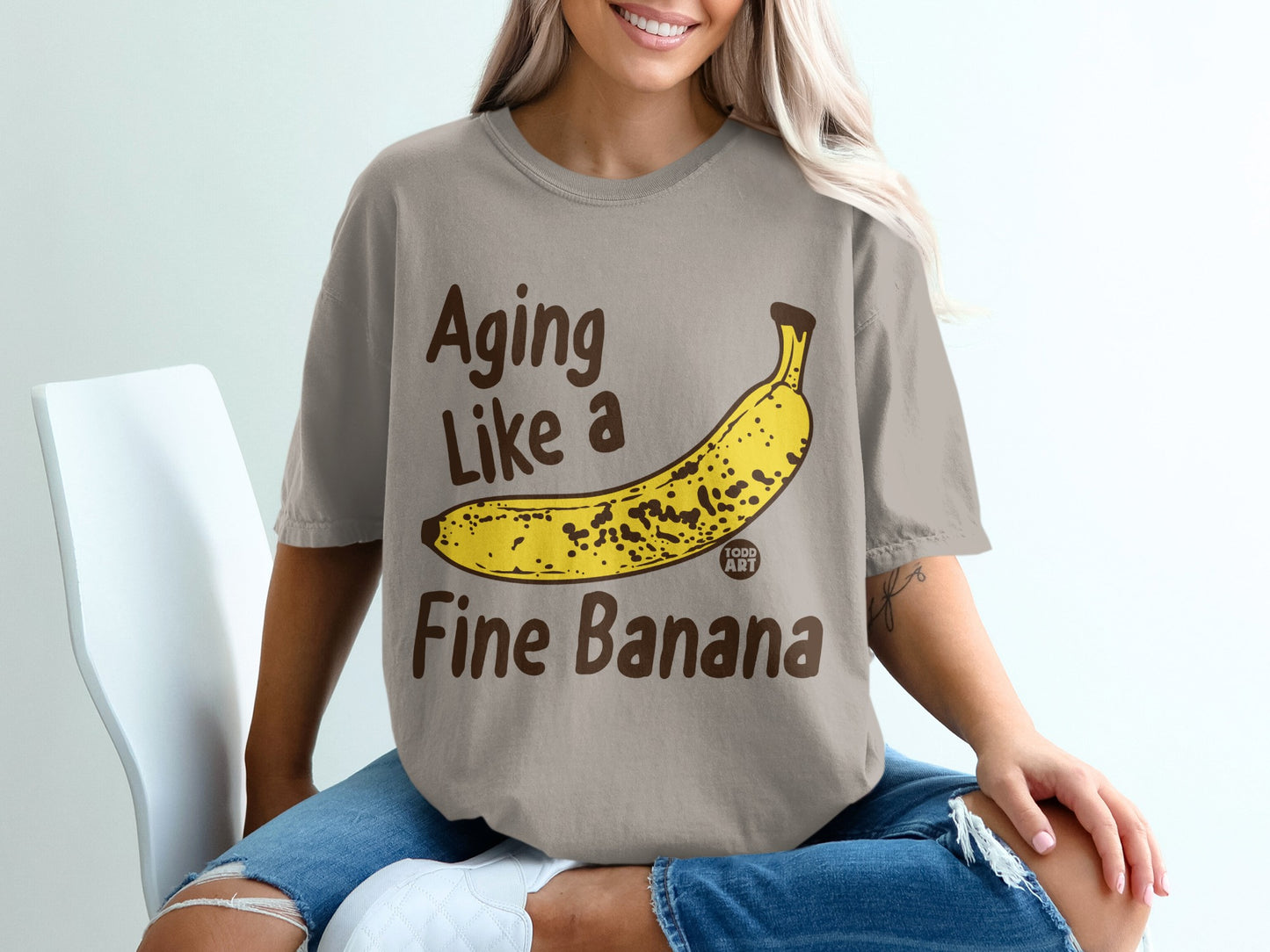 Aging Like a Fine Banana Graphic Print product type