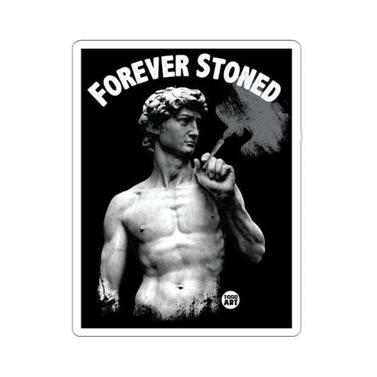 Forever Stoned David Statue Modern Meme 