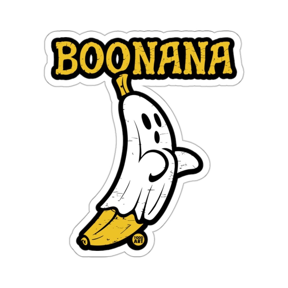 BOONANA Ghost Banana Funny Halloween Cartoon Design 