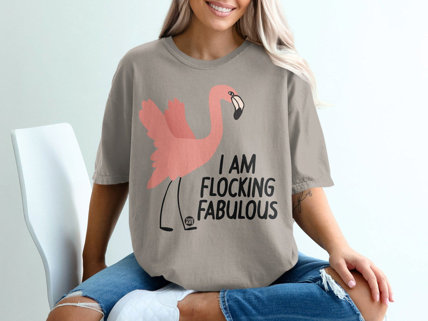 I Am Flocking Fabulous Flamingo Graphic Tee