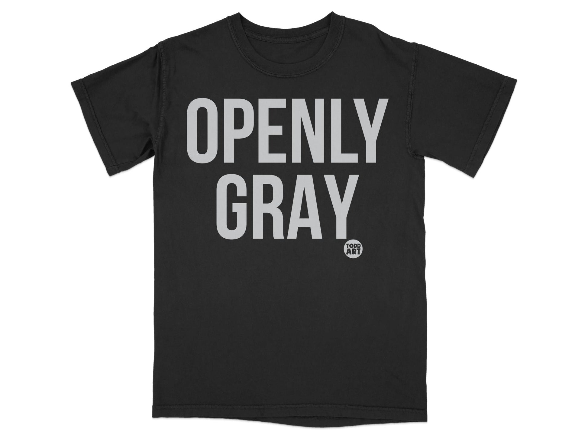 Openly Gray Todd Art Graphic Statement T-shirt