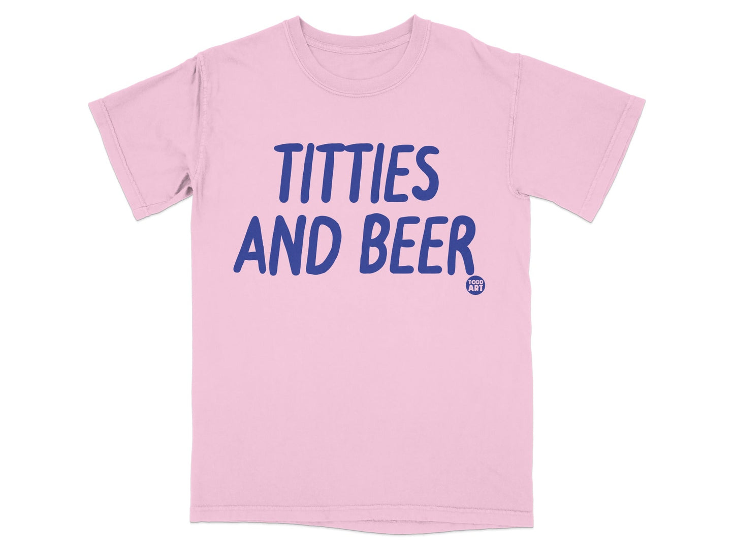 Titties And Beer Todd Art Graphic T-Shirt