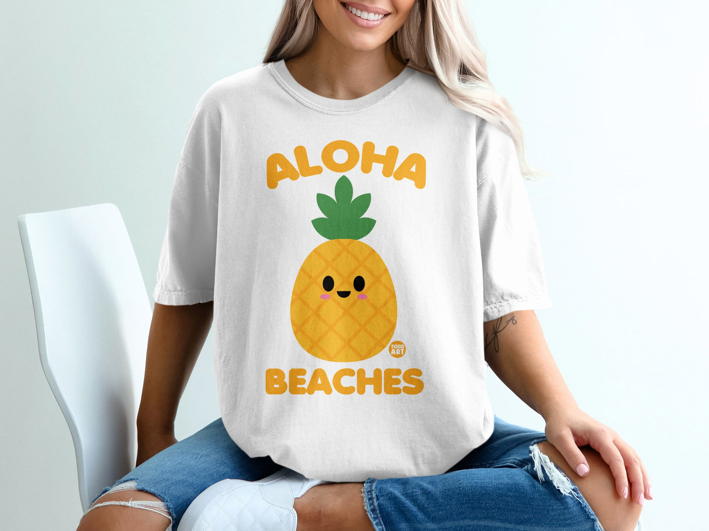 ALOHA Cute Pineapple Beaches Design product type