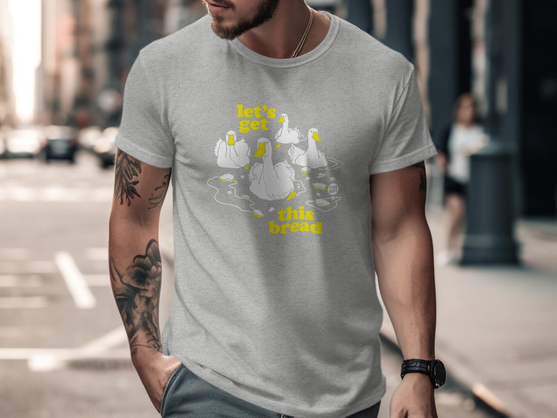 Let's Get This Bread Graphic Ducks T-shirt