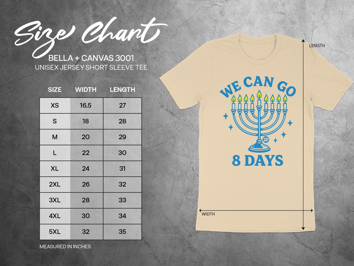 We Can Go 8 Days Unisex Jersey Short Sleeve Tee