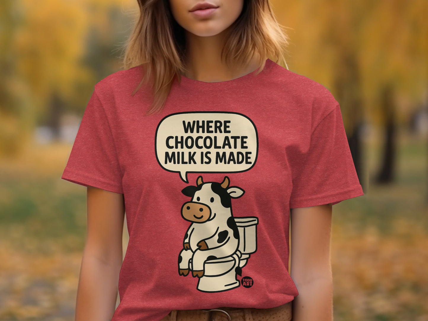 Funny Where Chocolate Milk is Made Cow T-Shirt