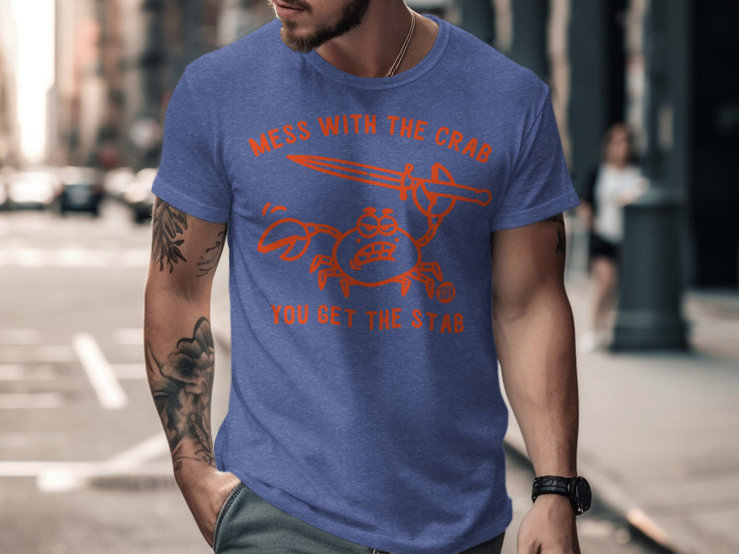 Mess With The Crab You Get The Stab T-shirt