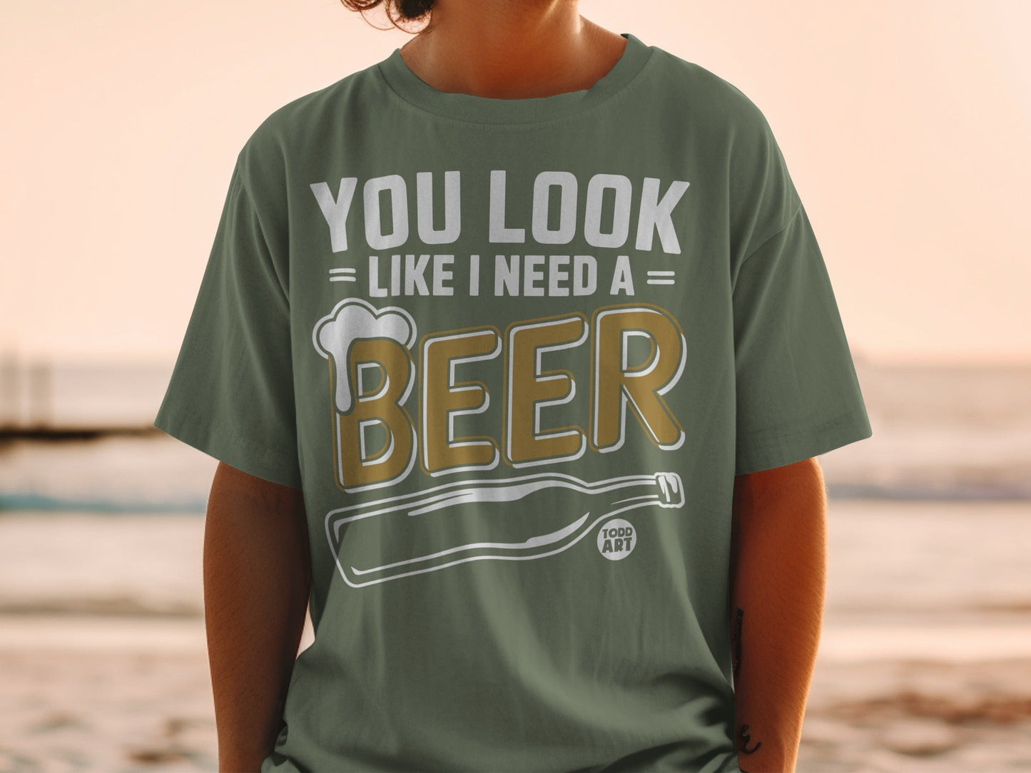 You Look Like I Need a Beer Graphic T-Shirt