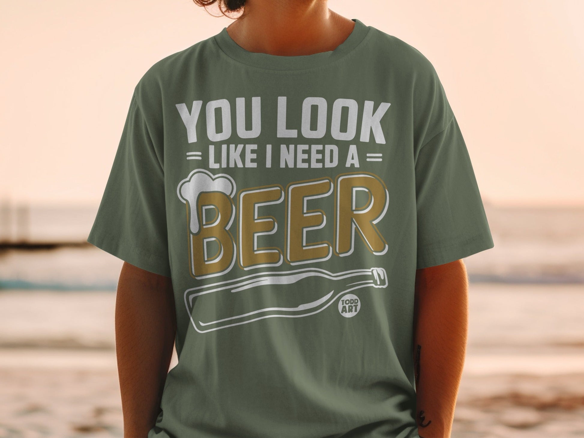 You Look Like I Need a Beer Graphic T-Shirt