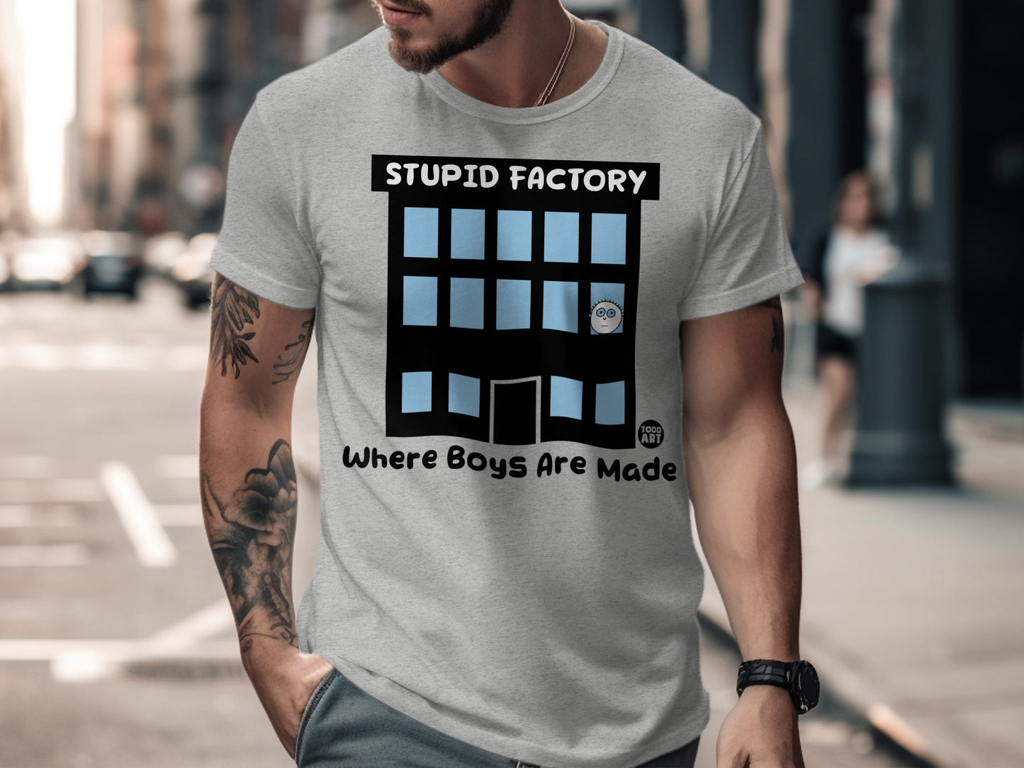 Stupid Factory Where Boys Are Made T-shirt