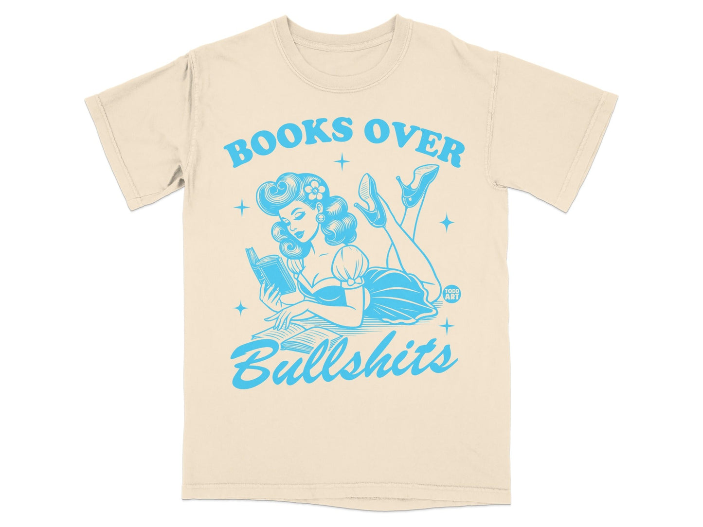Books Over Bullshits Graphic Tee
