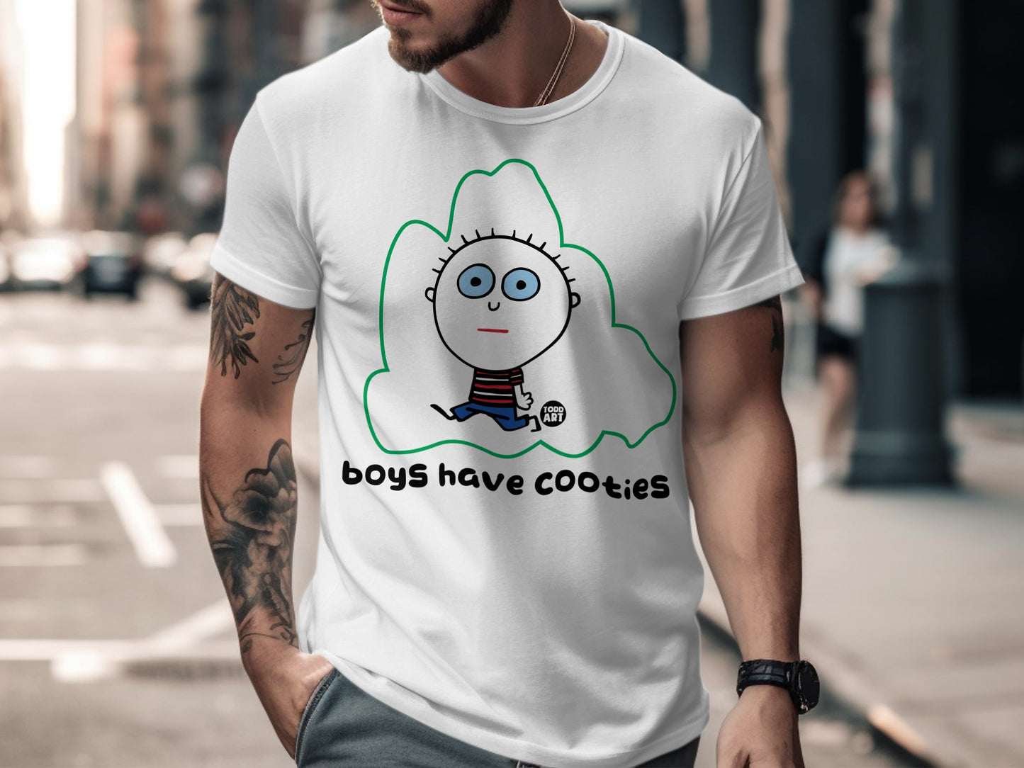 Boys Have Cooties Cute Graphic T-Shirt product