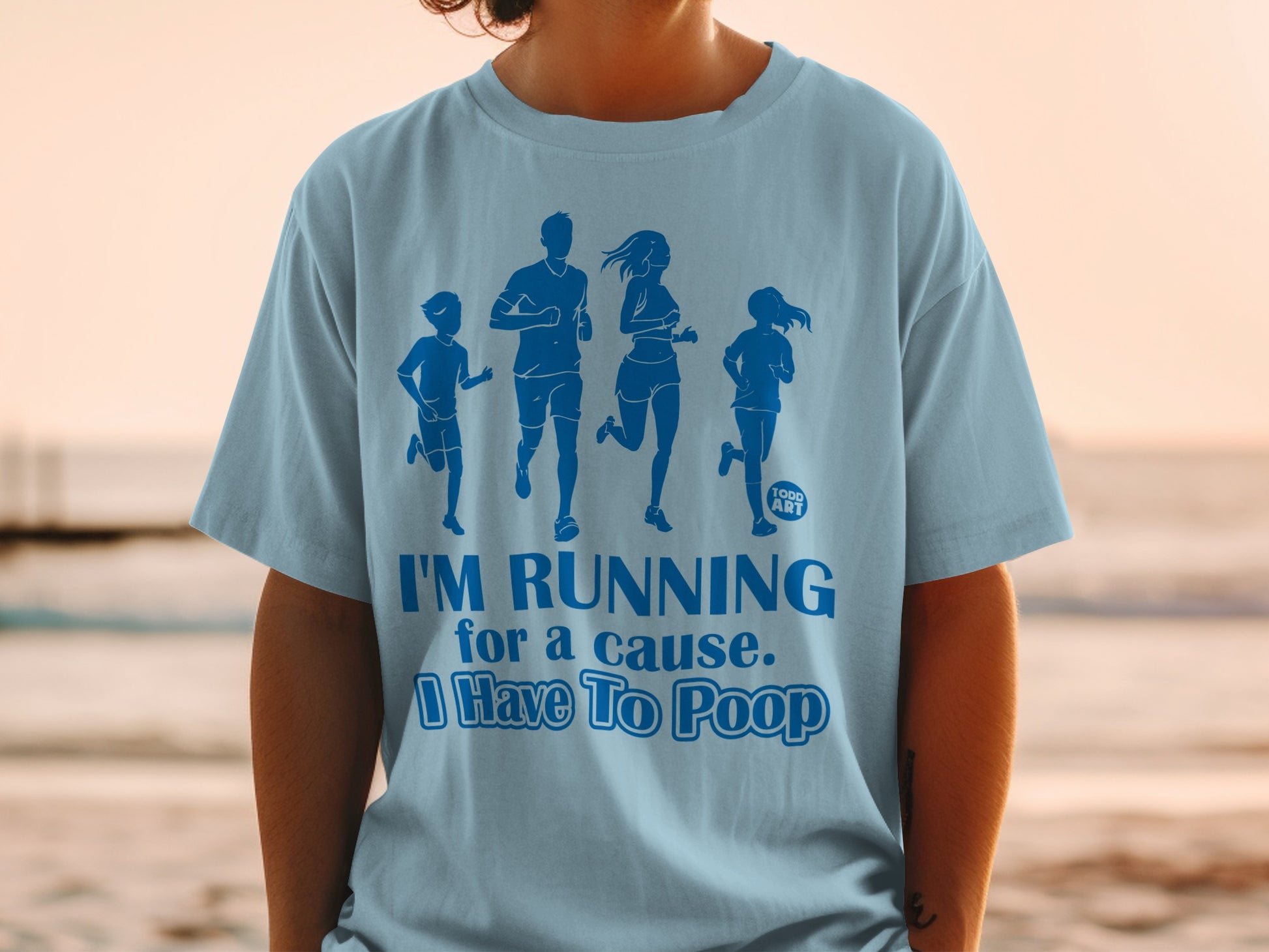 Running for a cause I Have To Poop Humorous Design product type