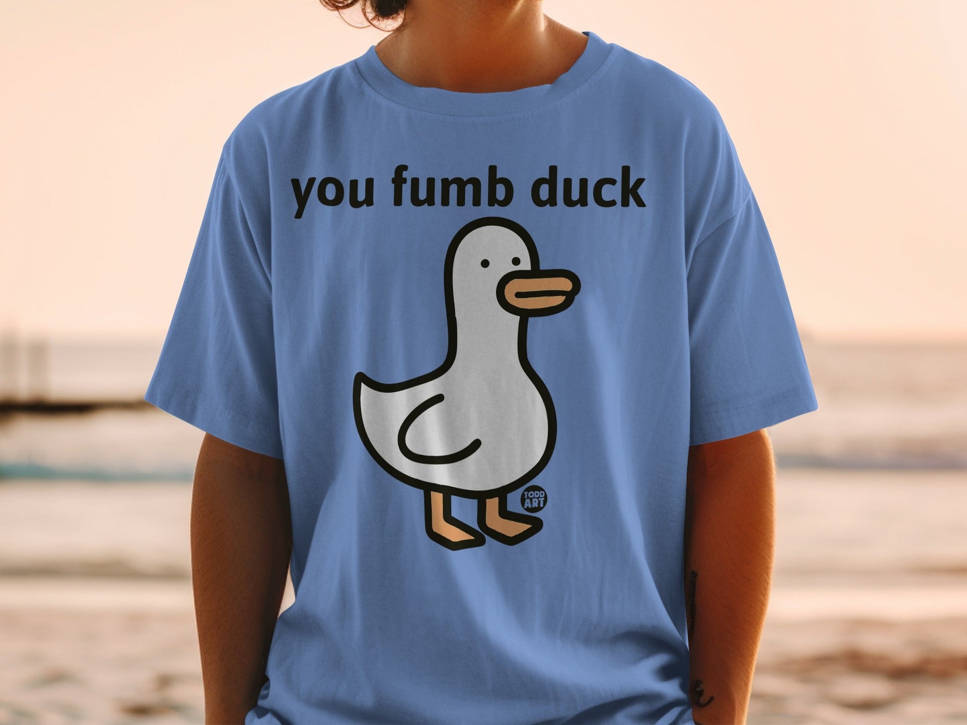 You Fumb Duck Funny Statement Tee for All Ages