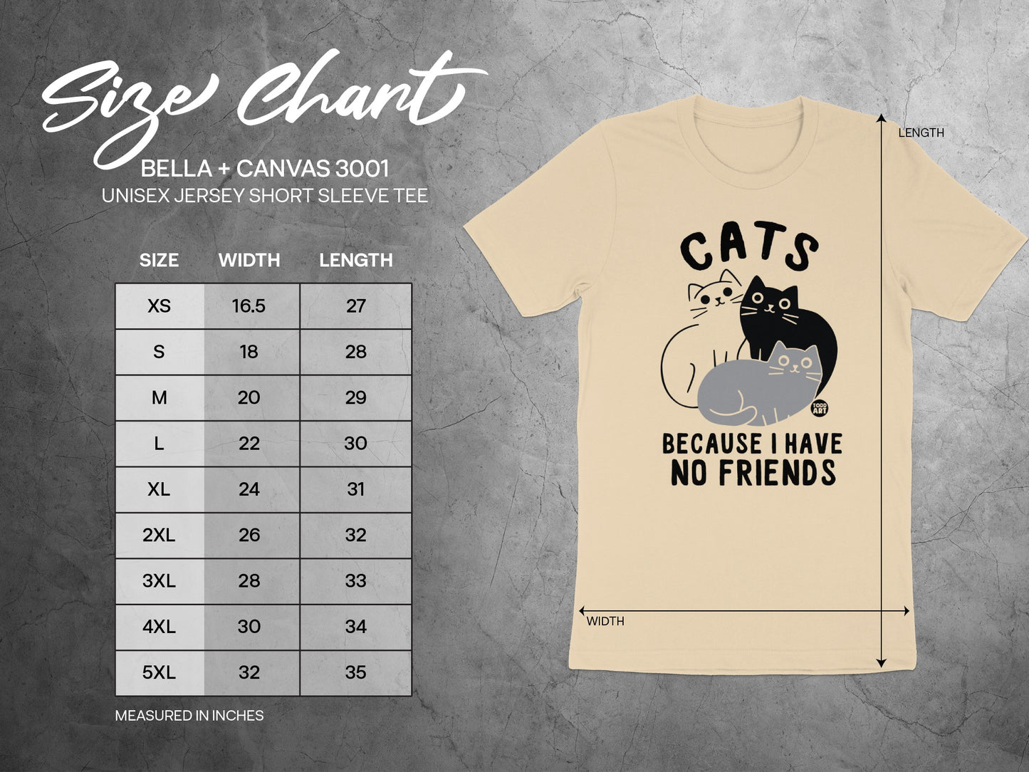 Cats Because I Have No Friends Unisex Jersey Short Sleeve Tee