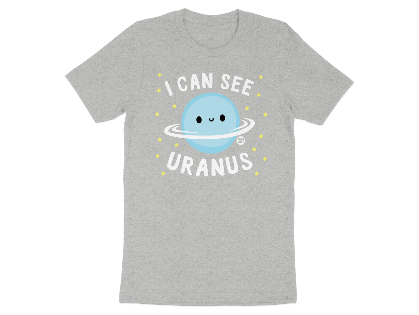 I Can See Uranus Funny Astronomy Graphic Tee