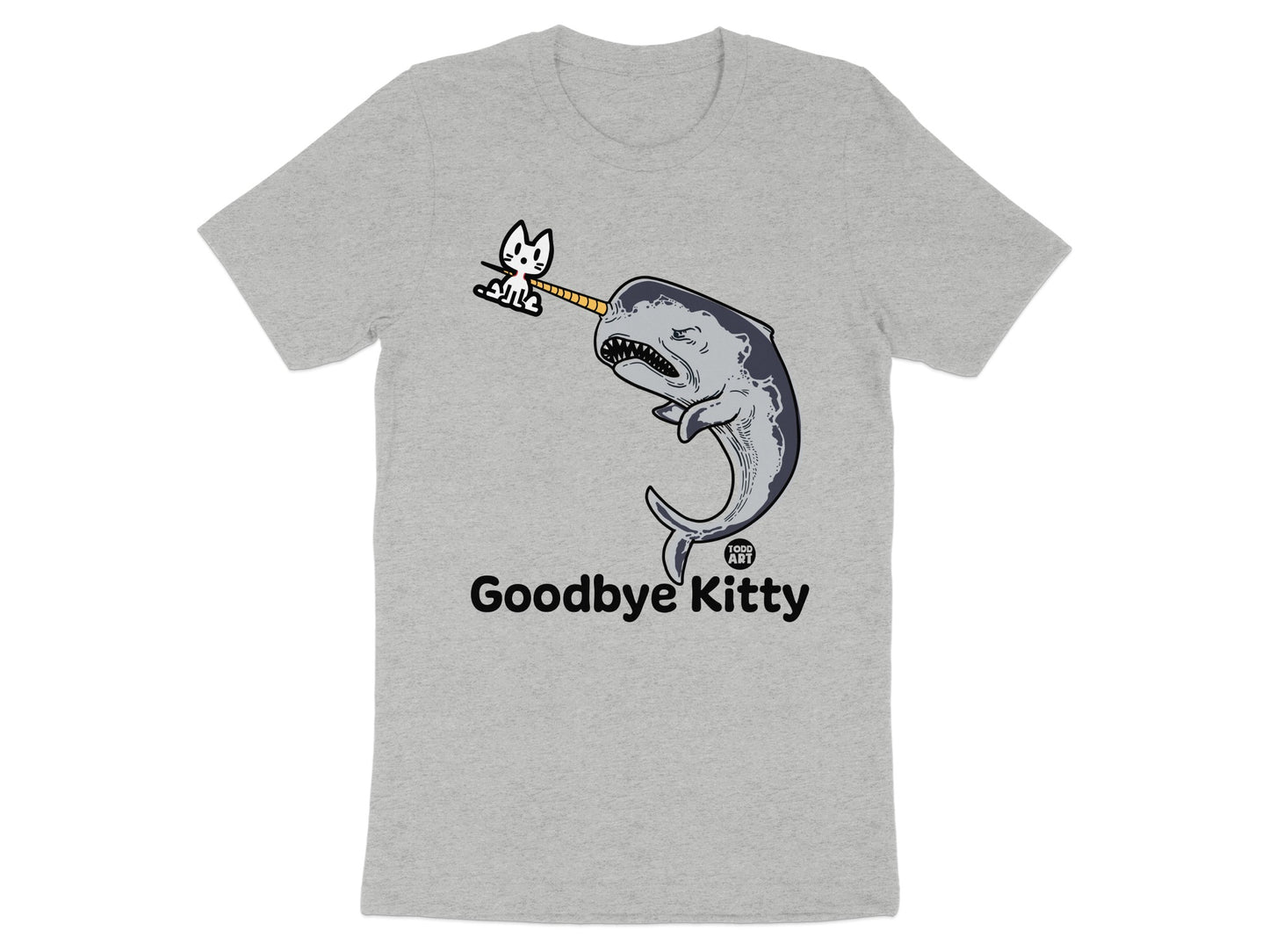 Goodbye Kitty Playful Shark T-Shirt Apparel