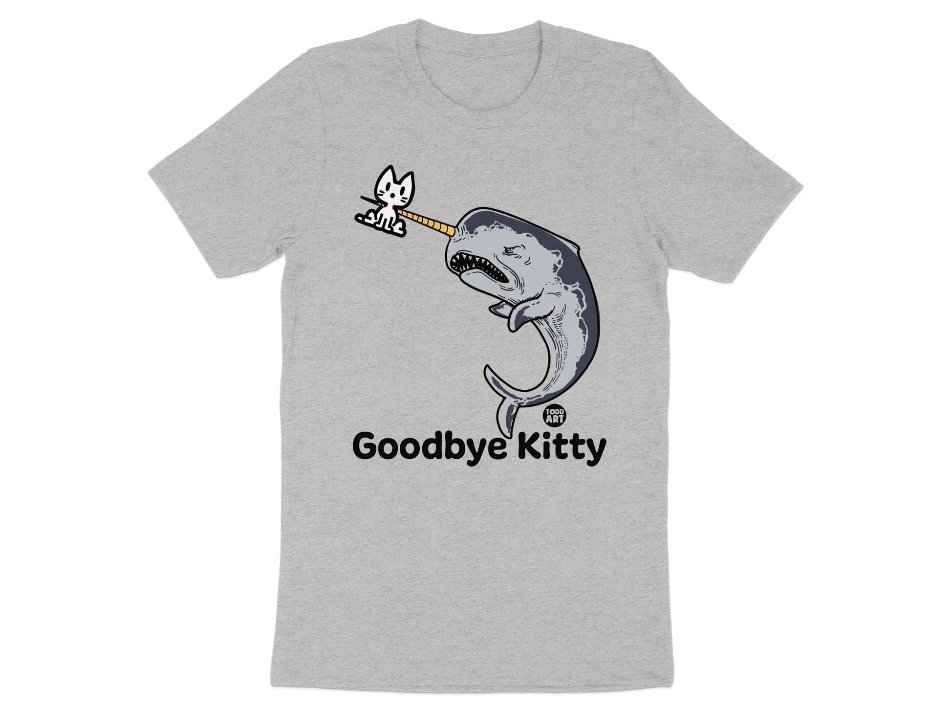 Goodbye Kitty Playful Shark T-Shirt Apparel