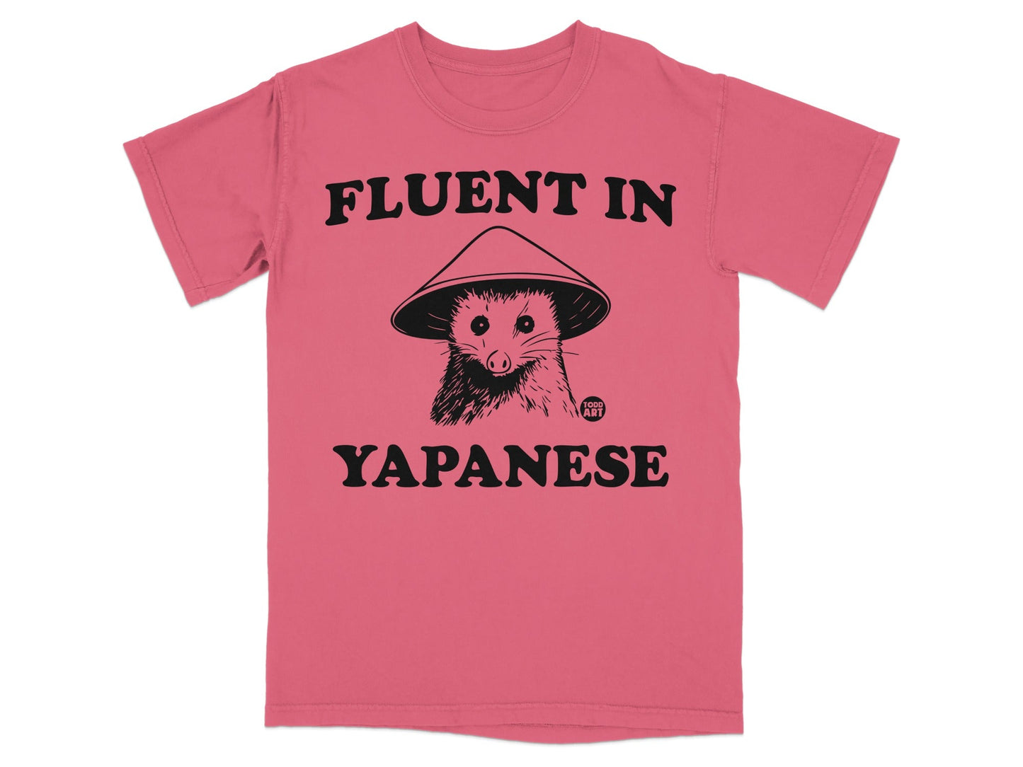 Fluent In Yapanese Hedgehog Graphic Tee Shirt