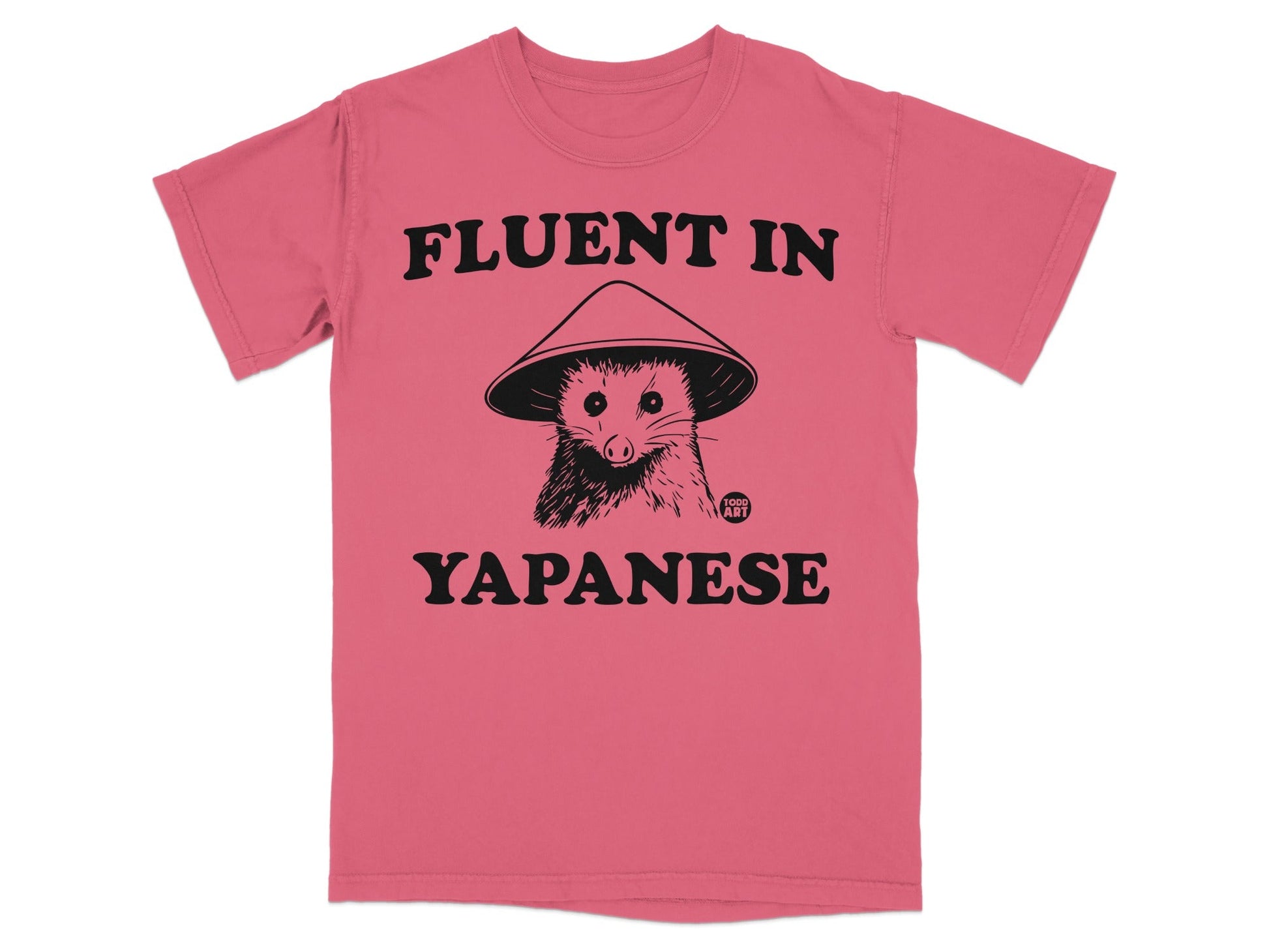 Fluent In Yapanese Hedgehog Graphic Tee Shirt