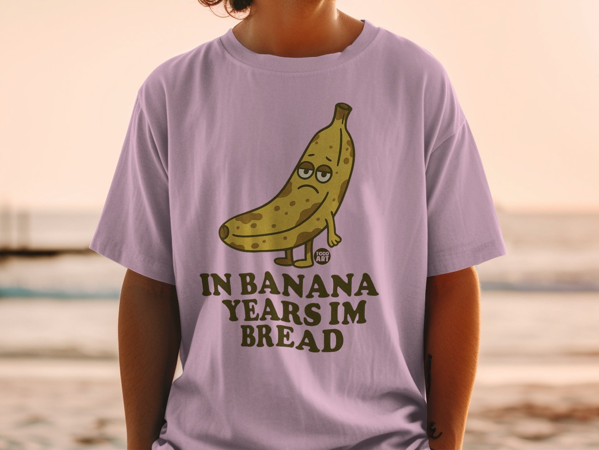 Sad Banana IN BANANA YEARS IM BREAD T-shirt product type
