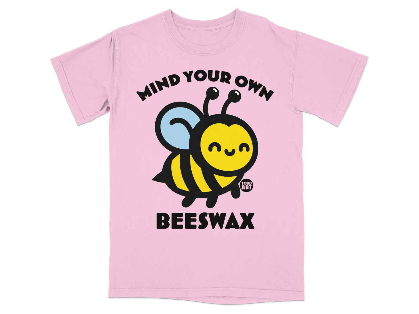 Mind Your Own Beeswax Cute Bee Design T-Shirt