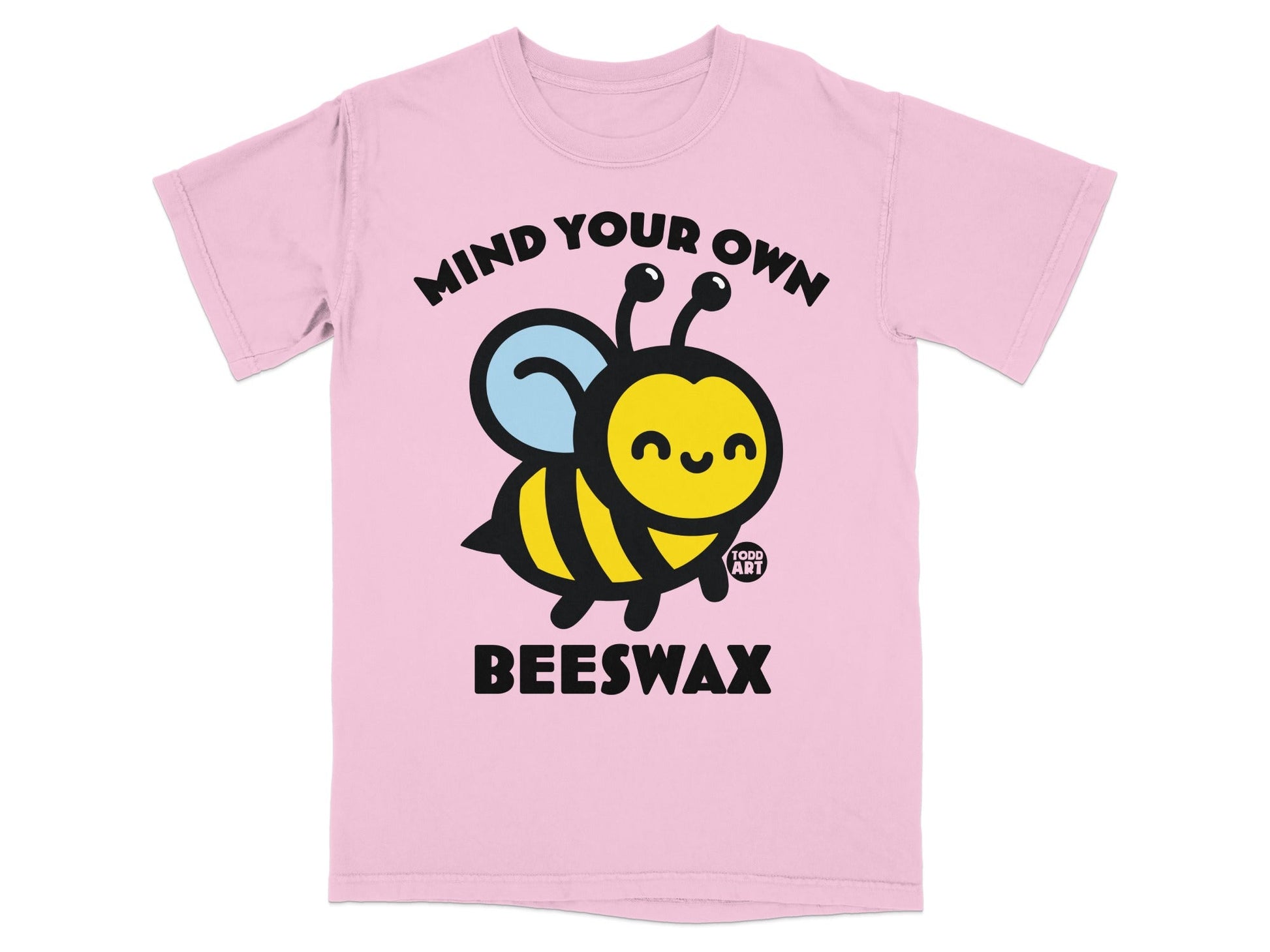 Mind Your Own Beeswax Cute Bee Design T-Shirt