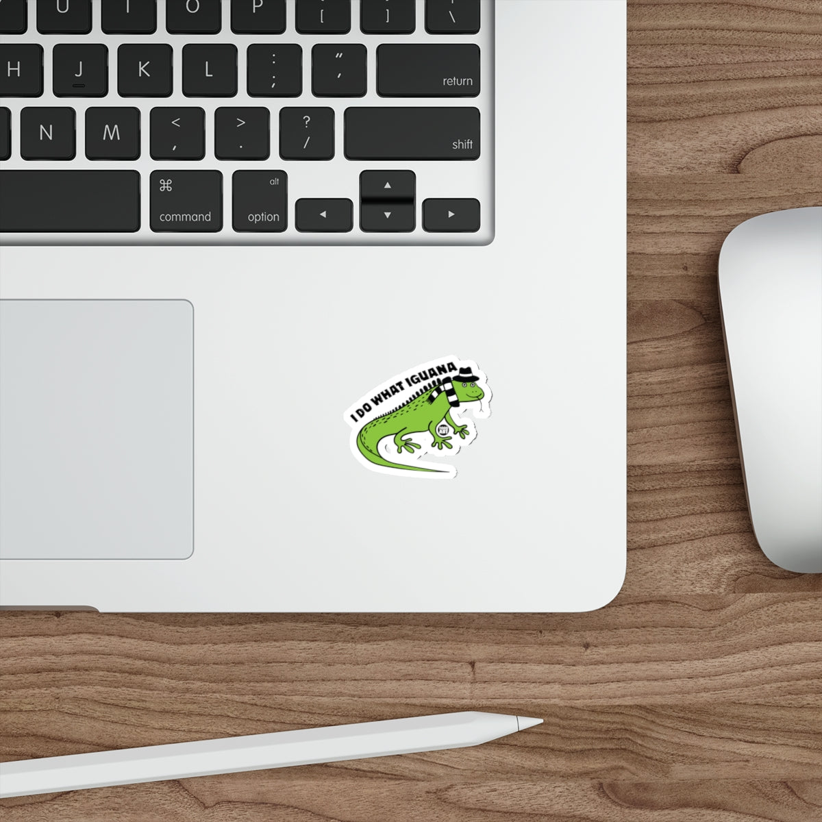 I Do What Iguana Says Funny Reptile Animal Cartoon sticker