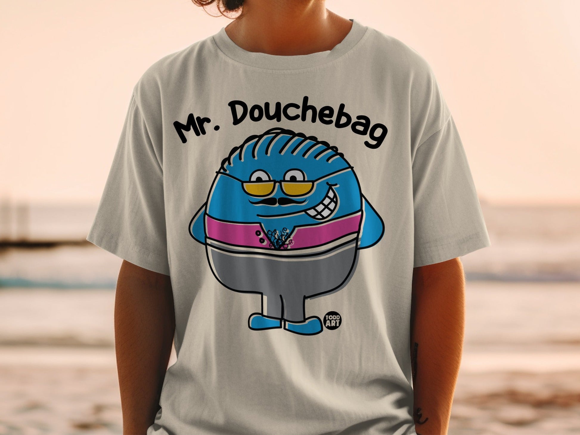 Mr. Douchebag Graphic Printed T-Shirt Exclusive Design