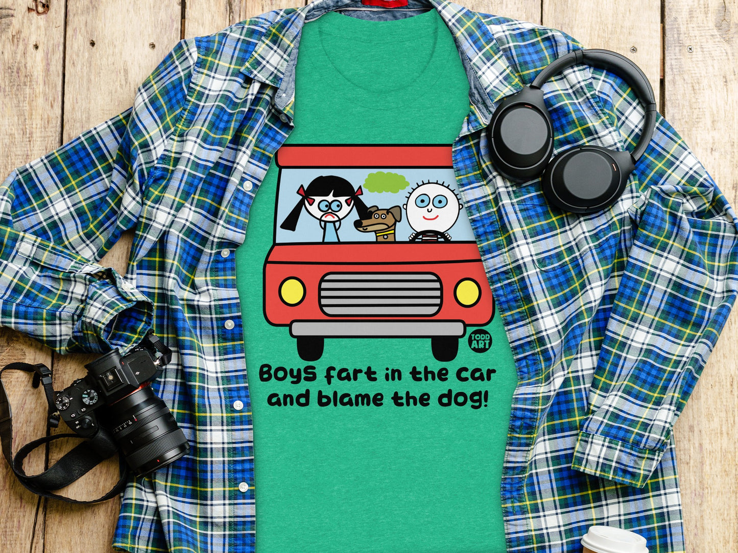 Boys Fart in the Car and Blame the Dog Shirt