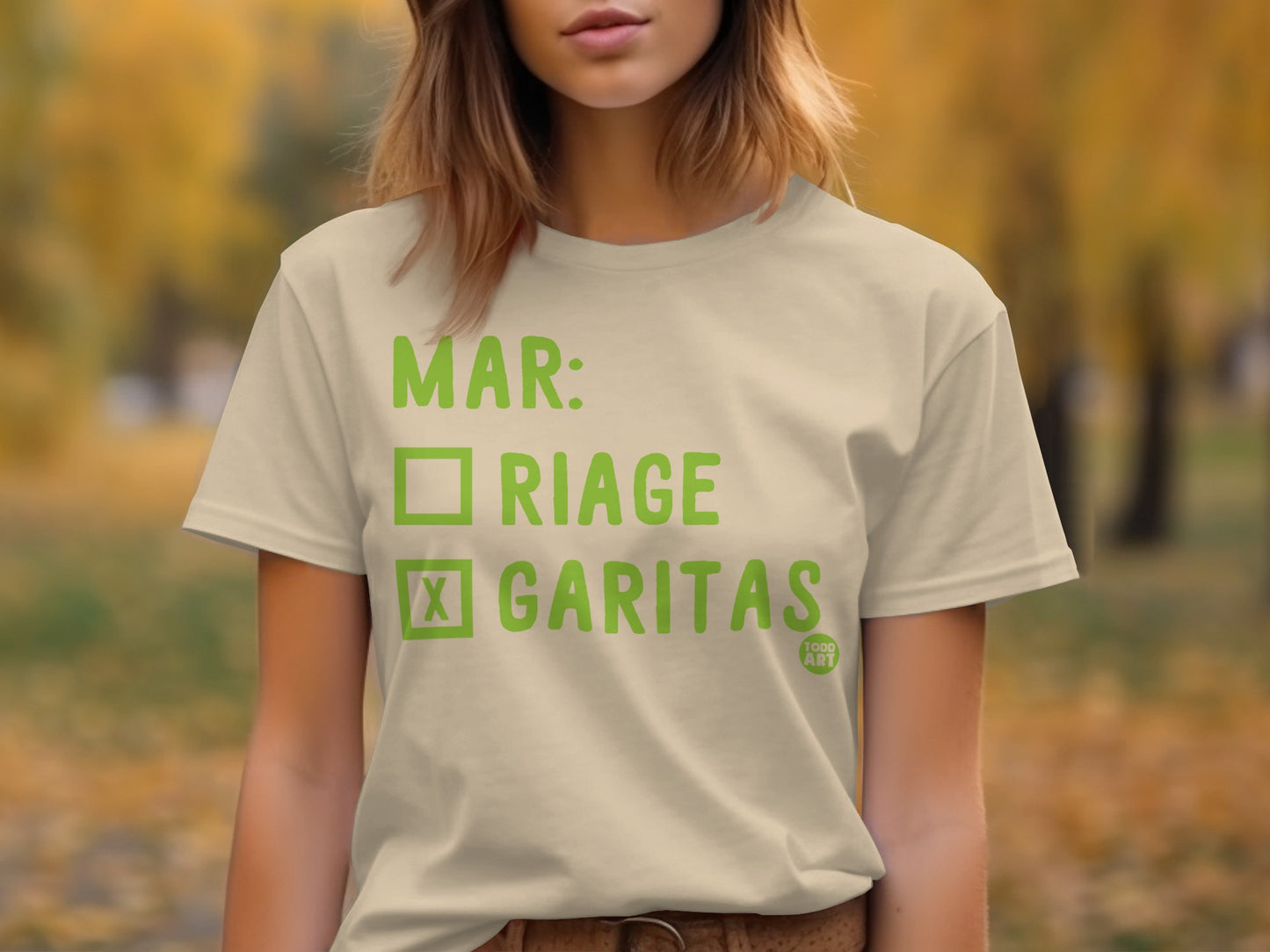 Marriage Margaritas Todd Art Graphic T-Shirt