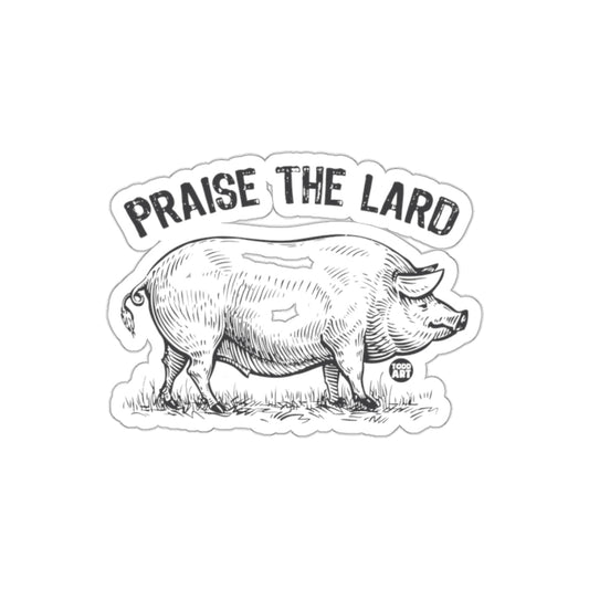 Praise The Lard Pig Drawing Sketch Style Design sticker