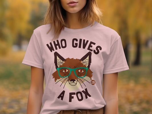 Who Gives A Fox Graphic Tee Shirt product