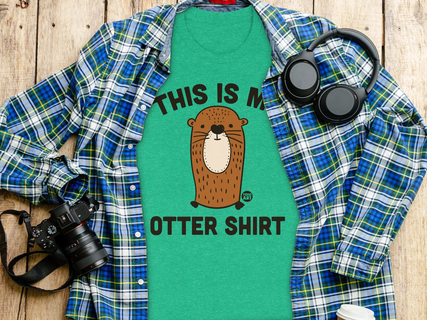 Cute Otter Shirt with Fun Slogan for Animal Lovers
