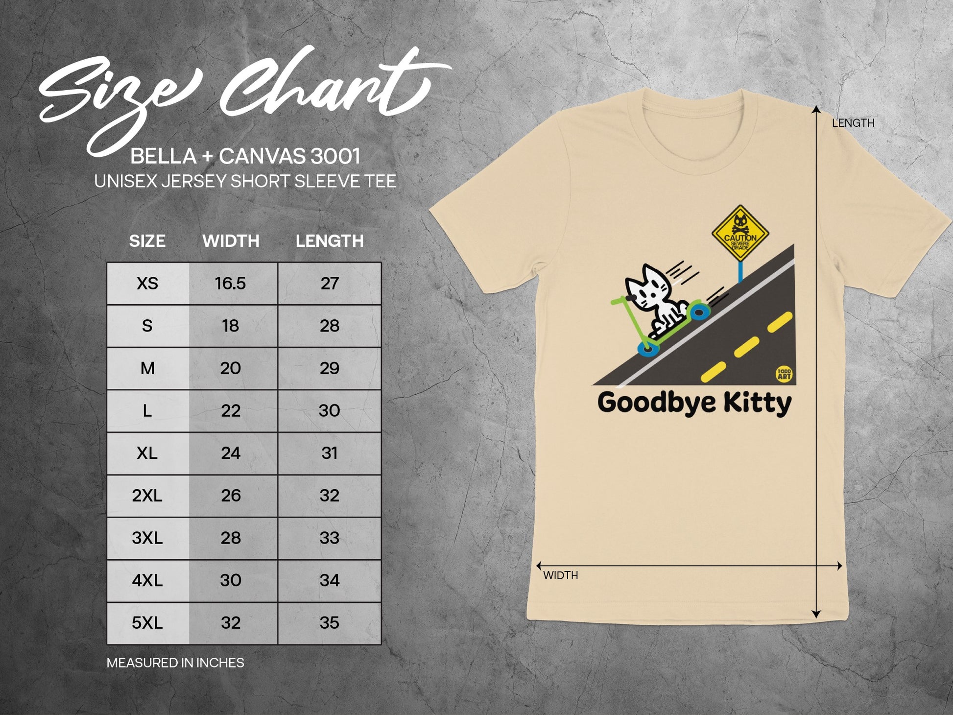 Goodbye Kitty Unisex Jersey Short Sleeve Tee
