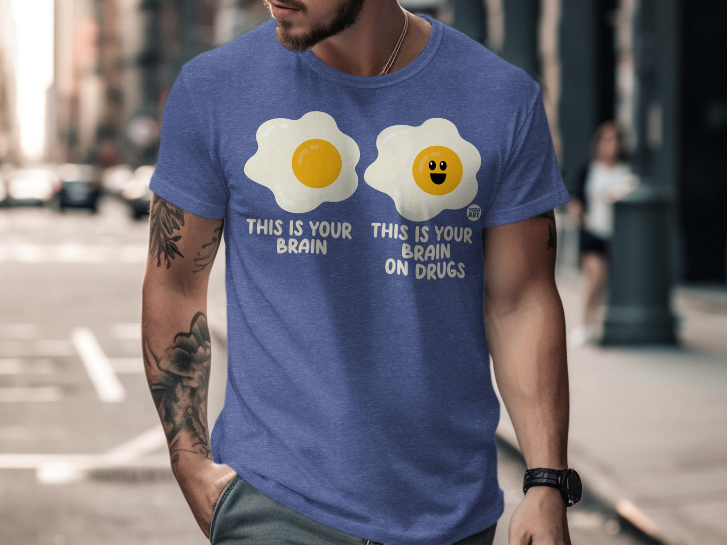 This Is Your Brain On Drugs Funny Statement Shirt