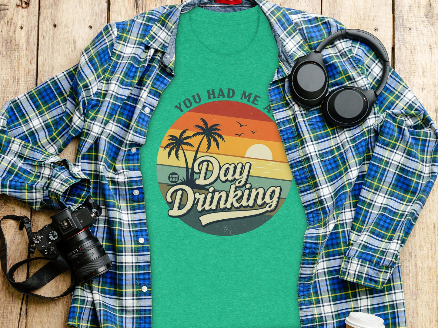 You Had Me At Day Drinking Tropical Sunset Shirt