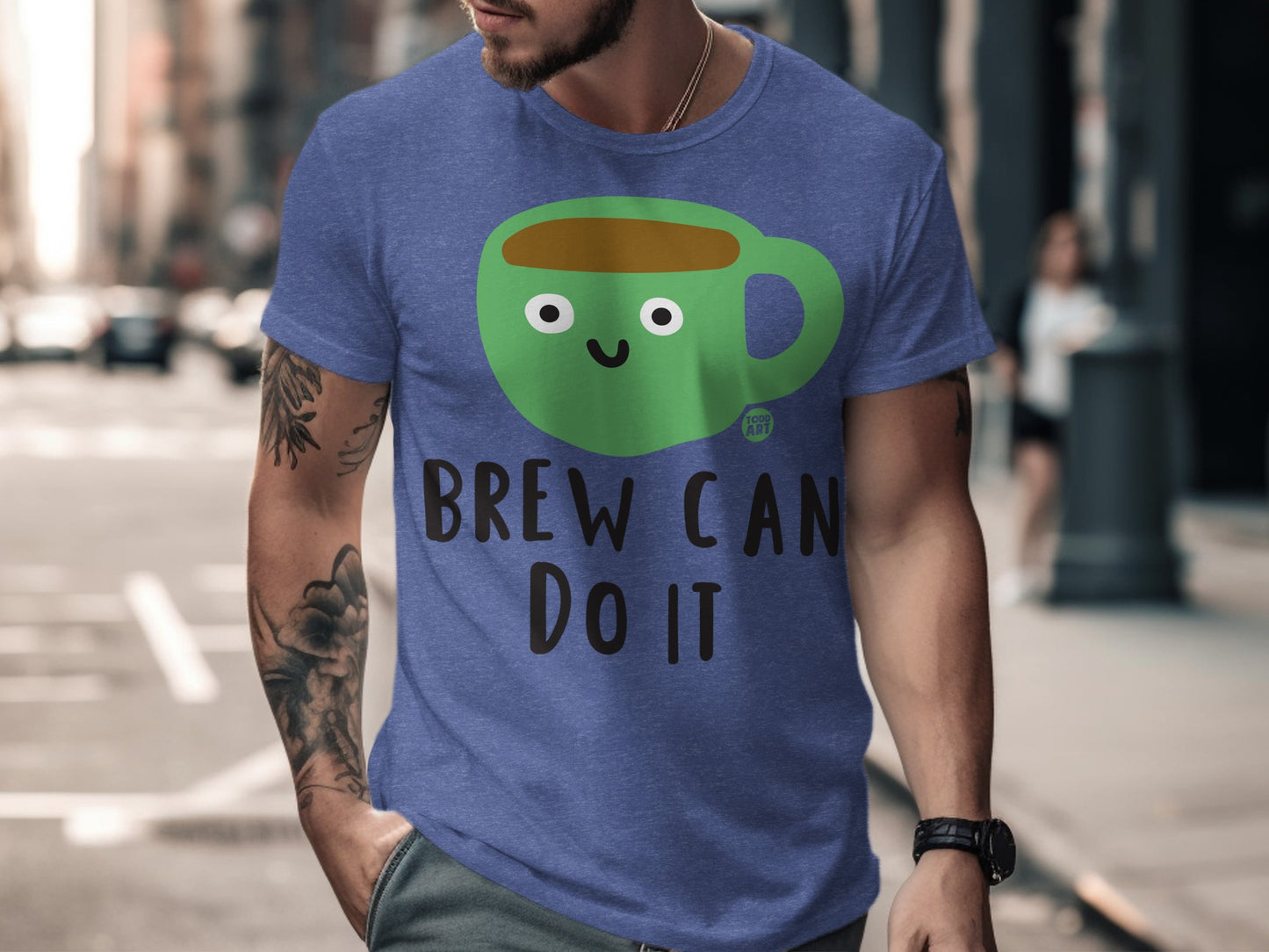 Brew Can Do It Graphic Tee Shirt for Coffee Lovers