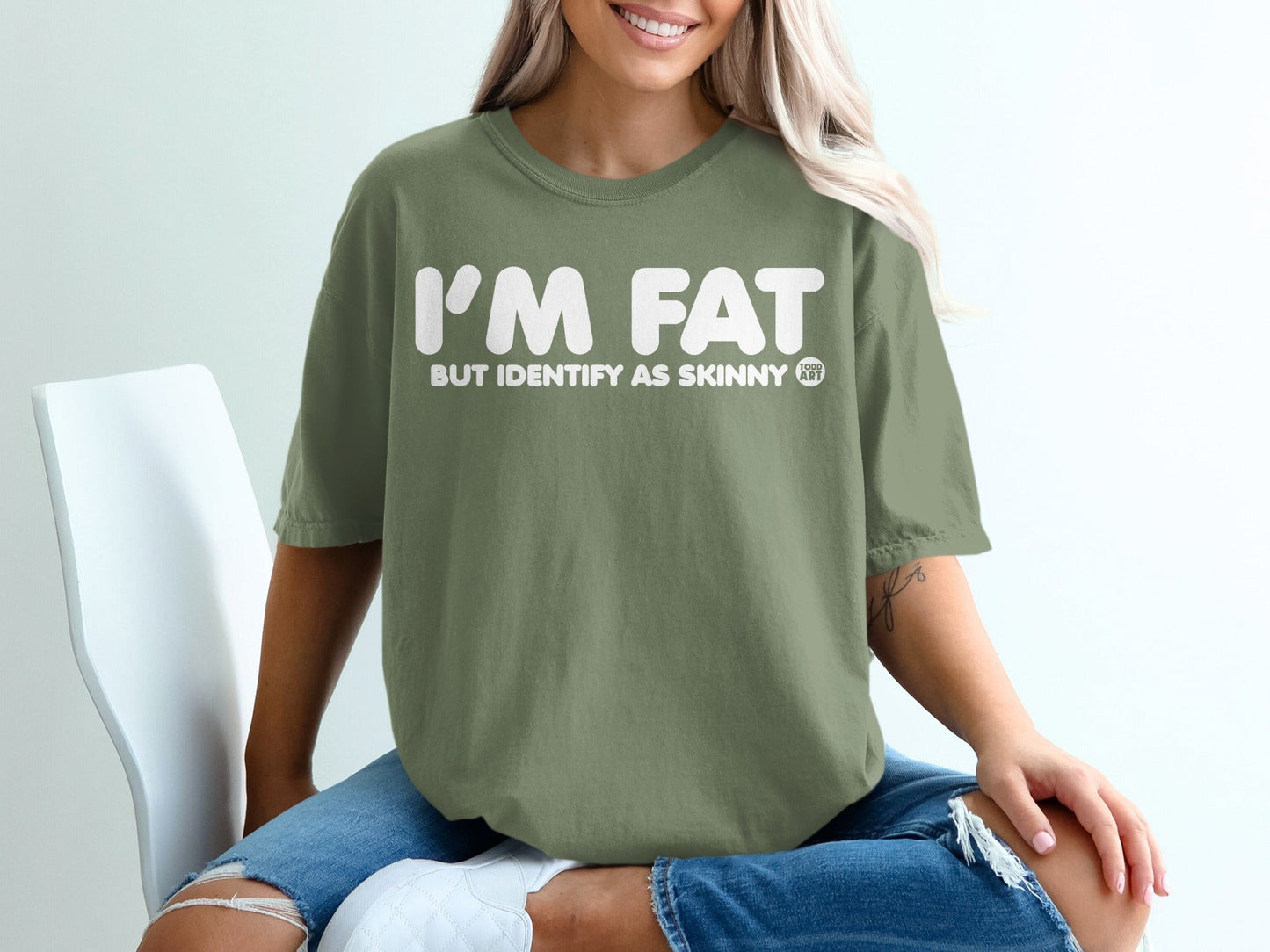 I'm Fat But Identify as Skinny Graphic T-Shirt